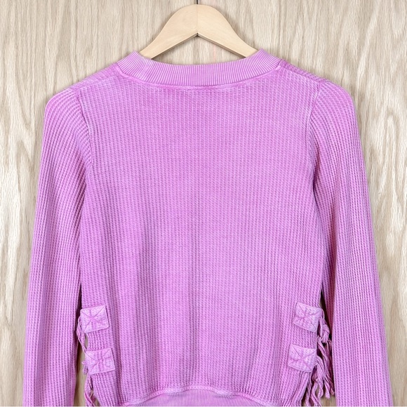 Free People Cropped Interlaken Thermal Top - Picture 5 of 9